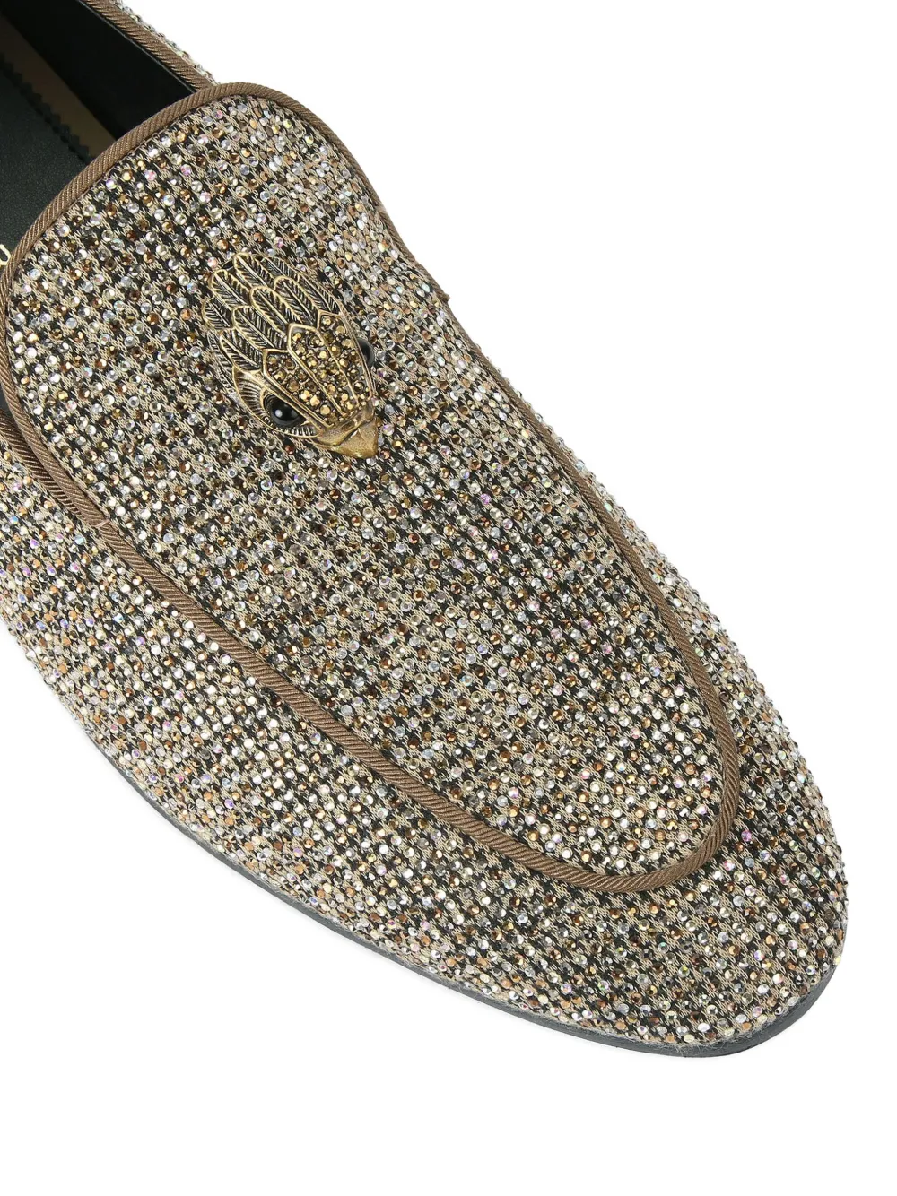 Kurt Geiger London Hugh Eagle platte loafers Goud