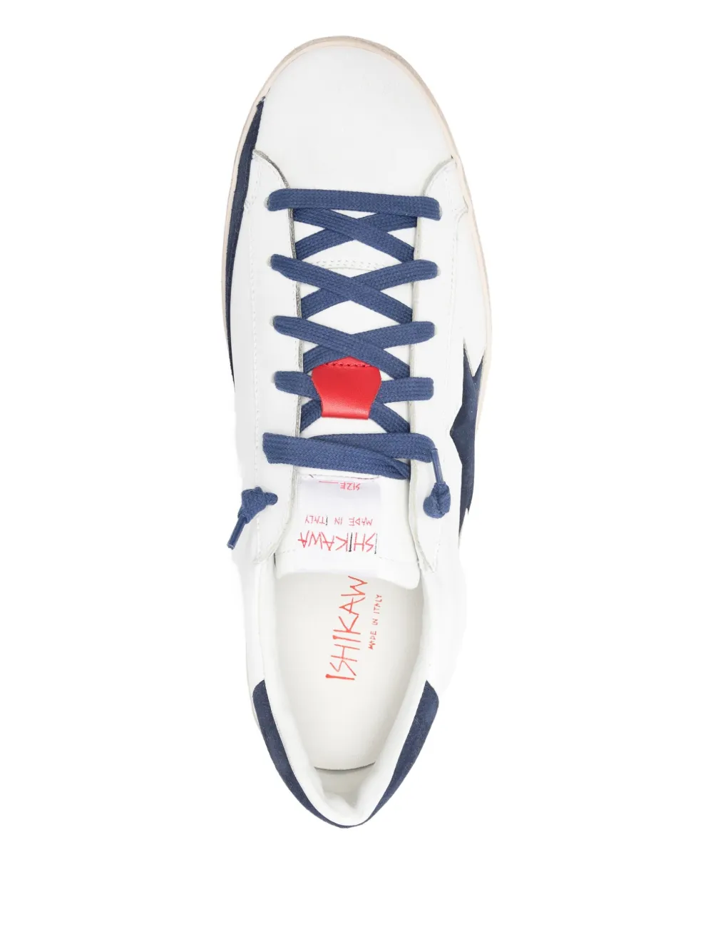 Ishikawa Leren sneakers Wit