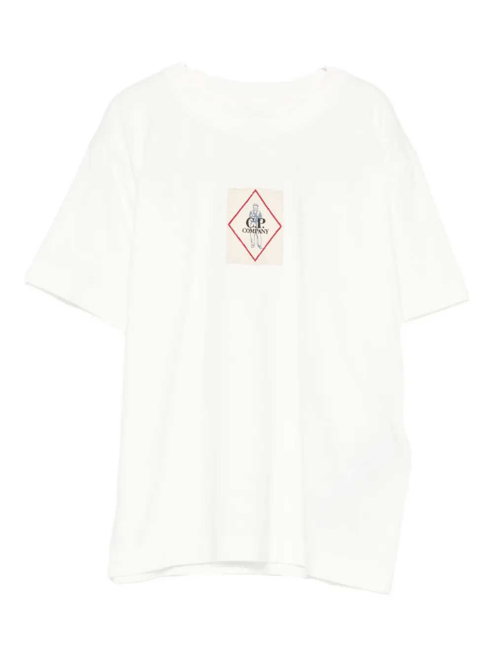 C.p. Company Graphic-print T-shirt In White