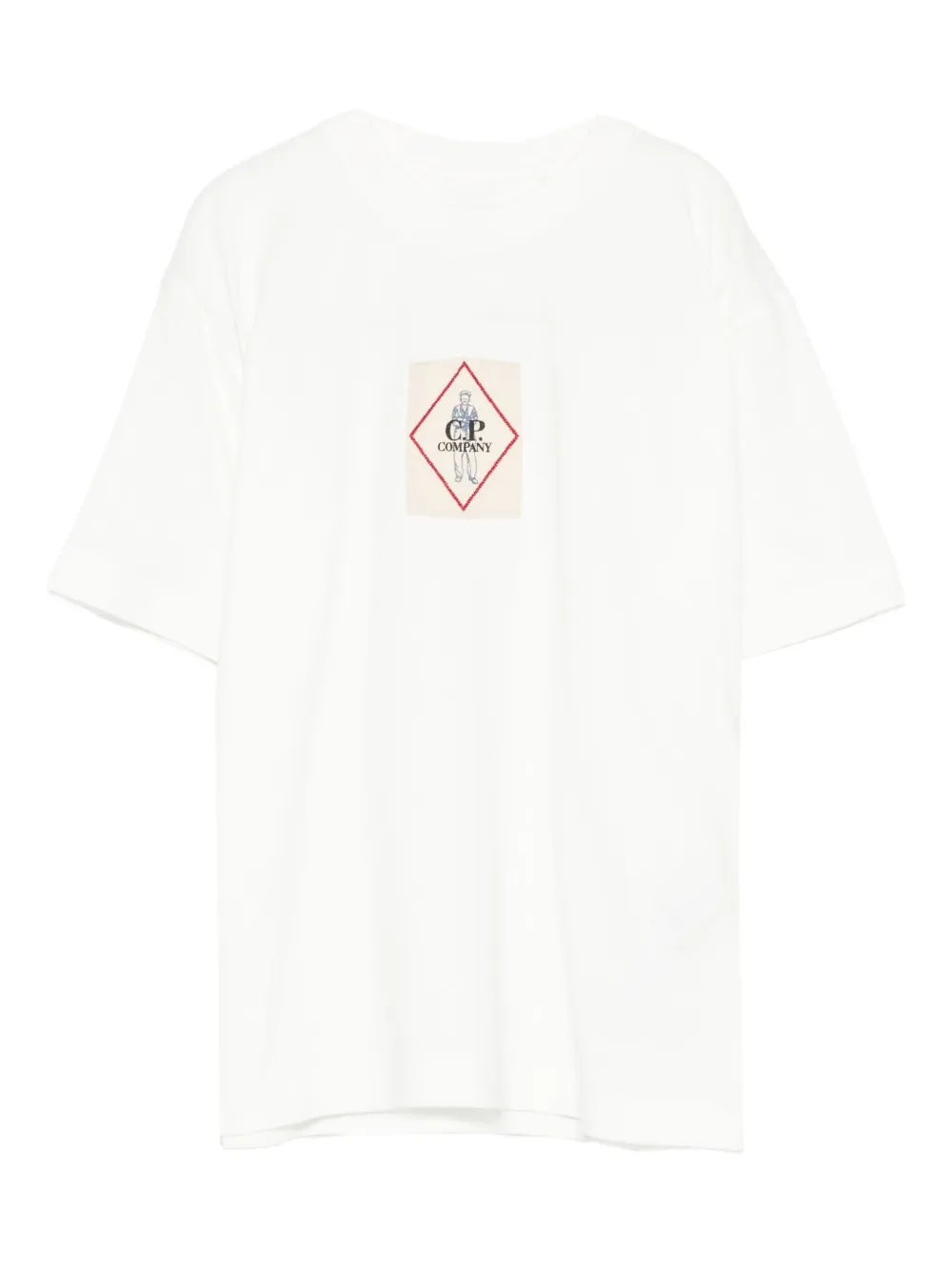 C.P. Company Kids graphic-print T-shirt - Bianco
