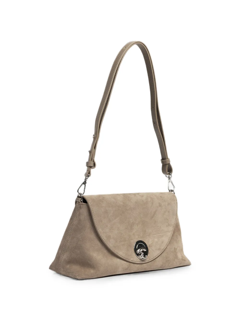 Coccinelle Nikla medium schoudertas met draaislot Beige