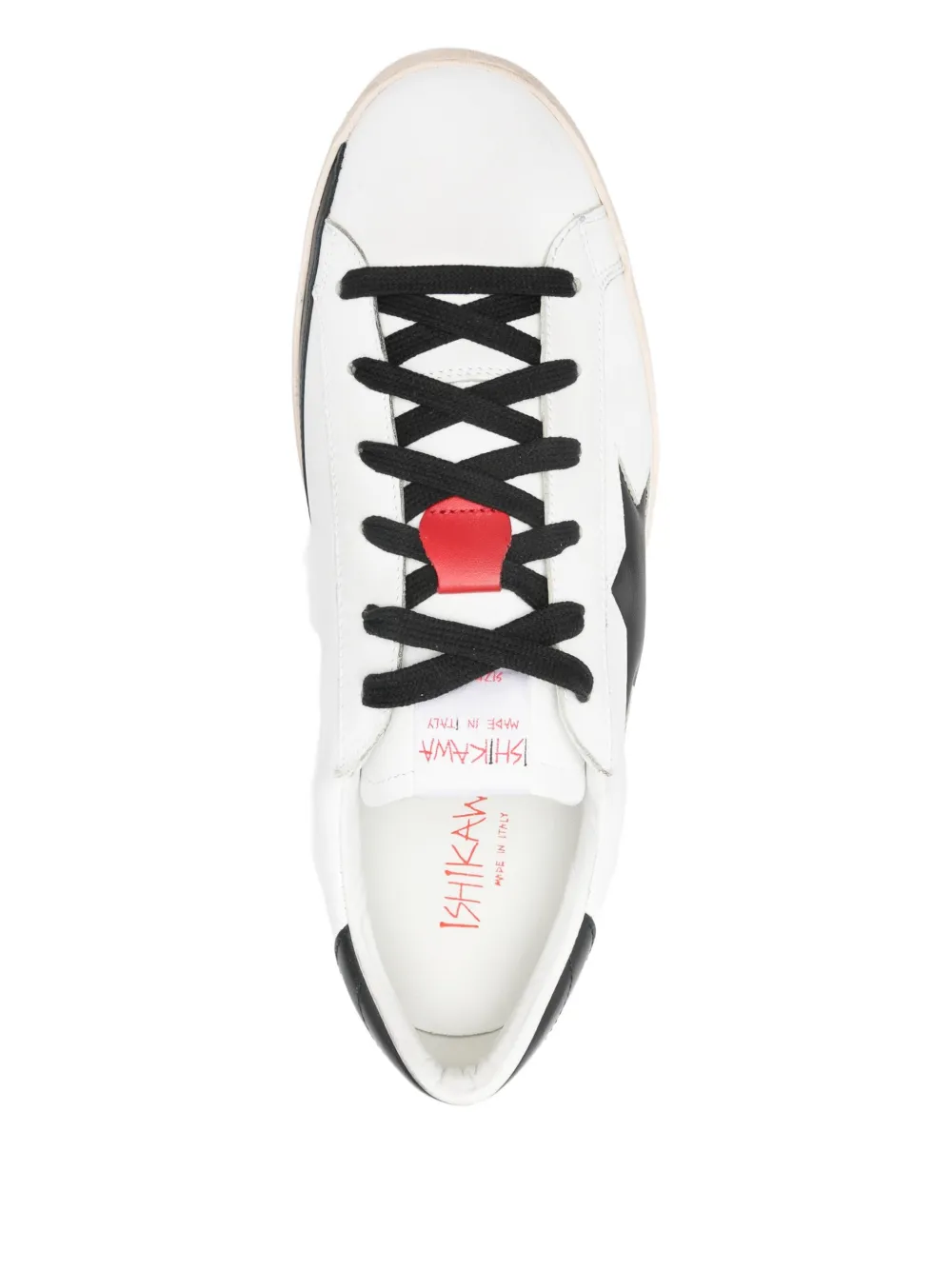 Ishikawa Leren sneakers Wit