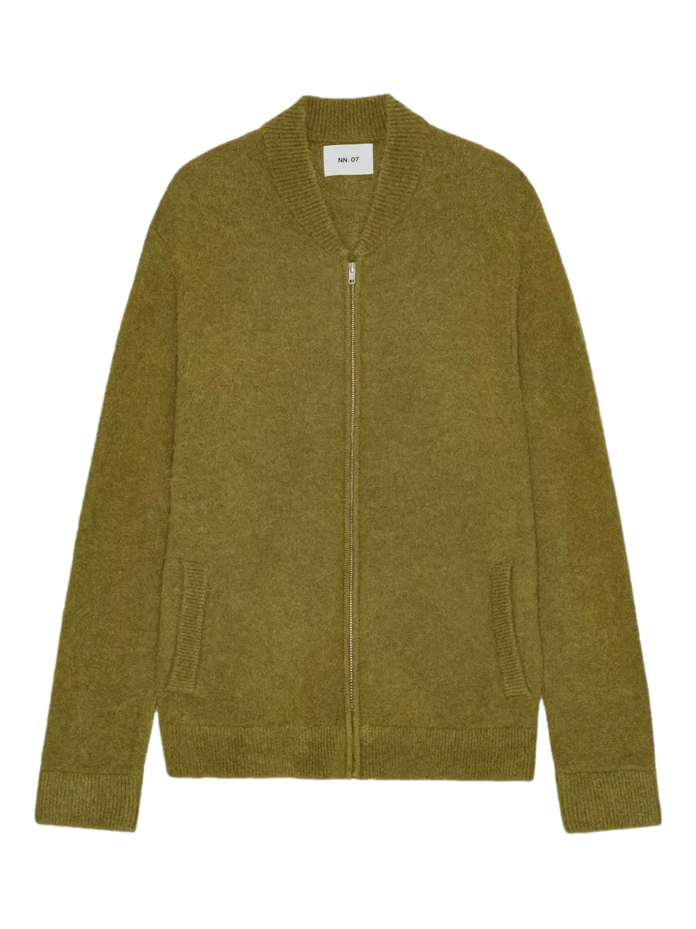 Nn07 Boris Zip Bomber Jacket In Green