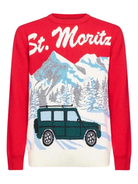 MC2 Saint Barth jersey bordado en jacquard
