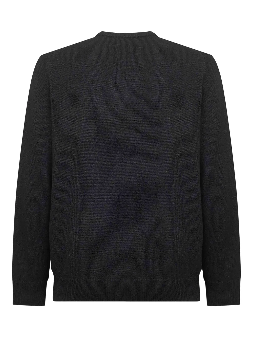 MC2 Saint Barth embroidery long-sleeved sweater - Zwart