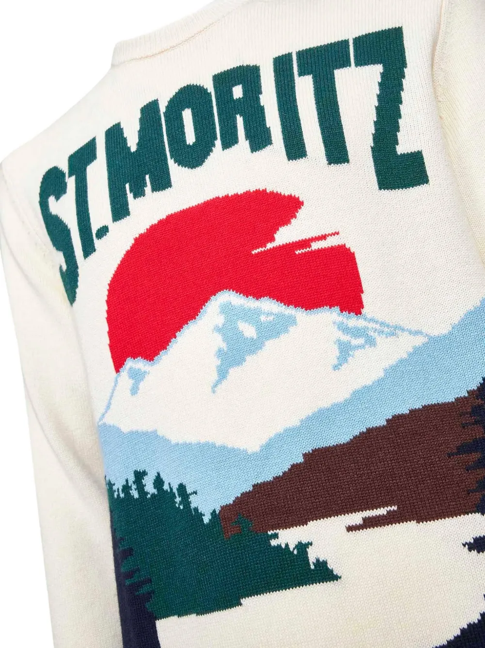 Mc2 Saint Barth Embroidered Sweater In White