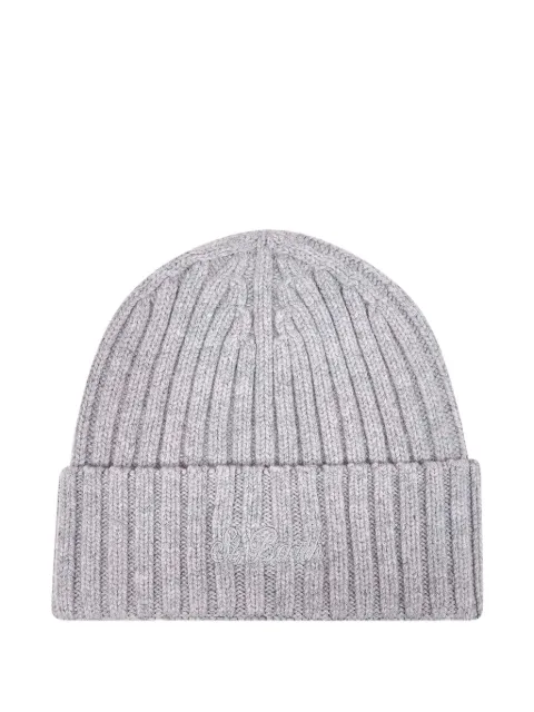 MC2 Saint Barth ribbed embroidery beanie