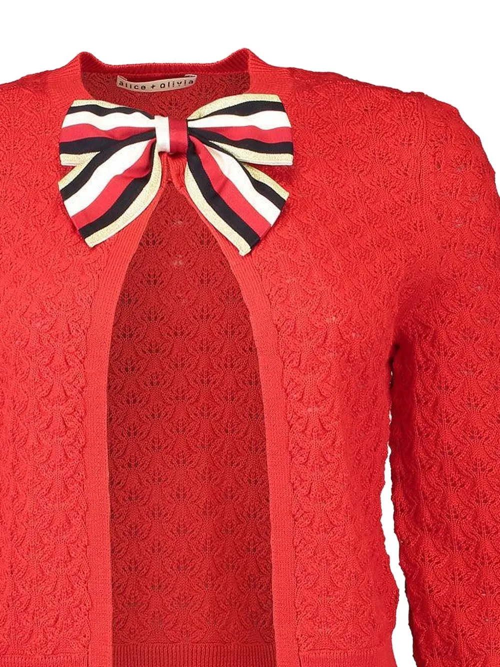 alice + olivia open-front bow-detailing cardigan | Cardigans | Image 2