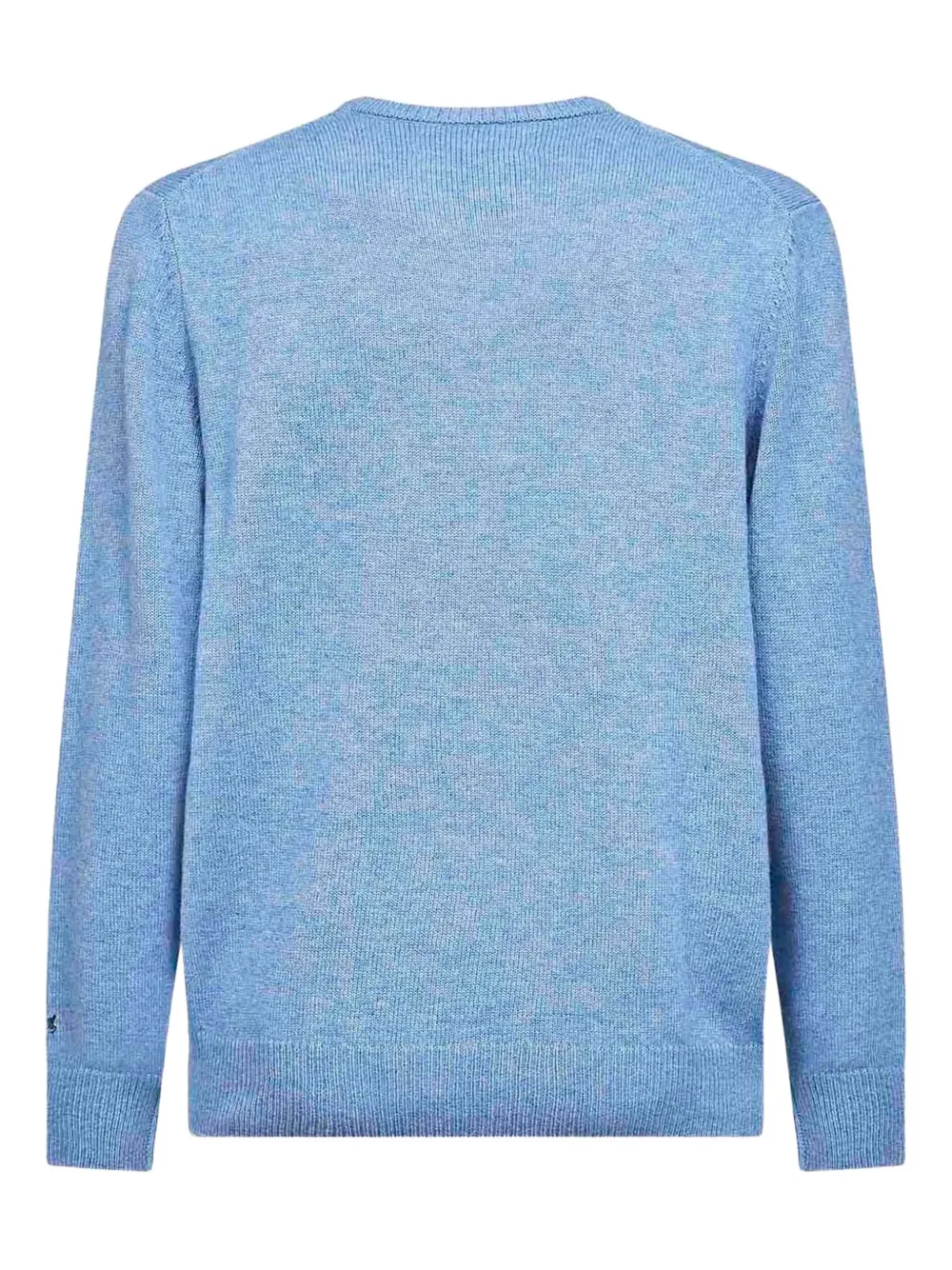 MC2 Saint Barth artwork embroidery long-sleeved sweater - Blauw