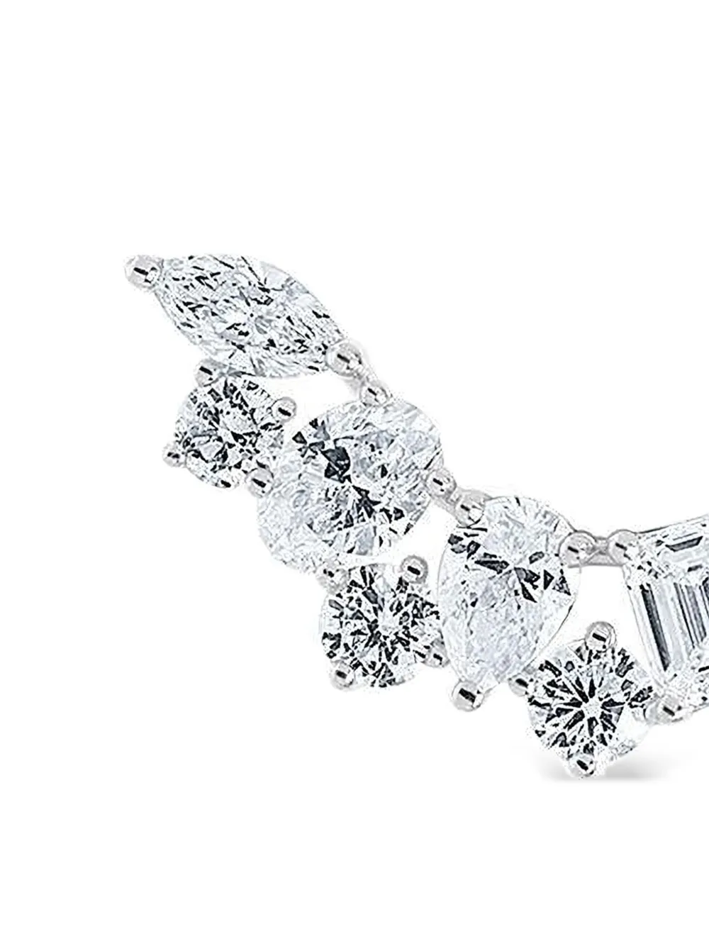 Azzaro aretes en oro blanco con diamante | Image 2