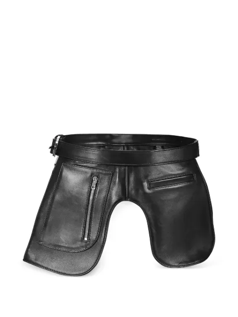 Brandon Maxwell Dallas leather belt