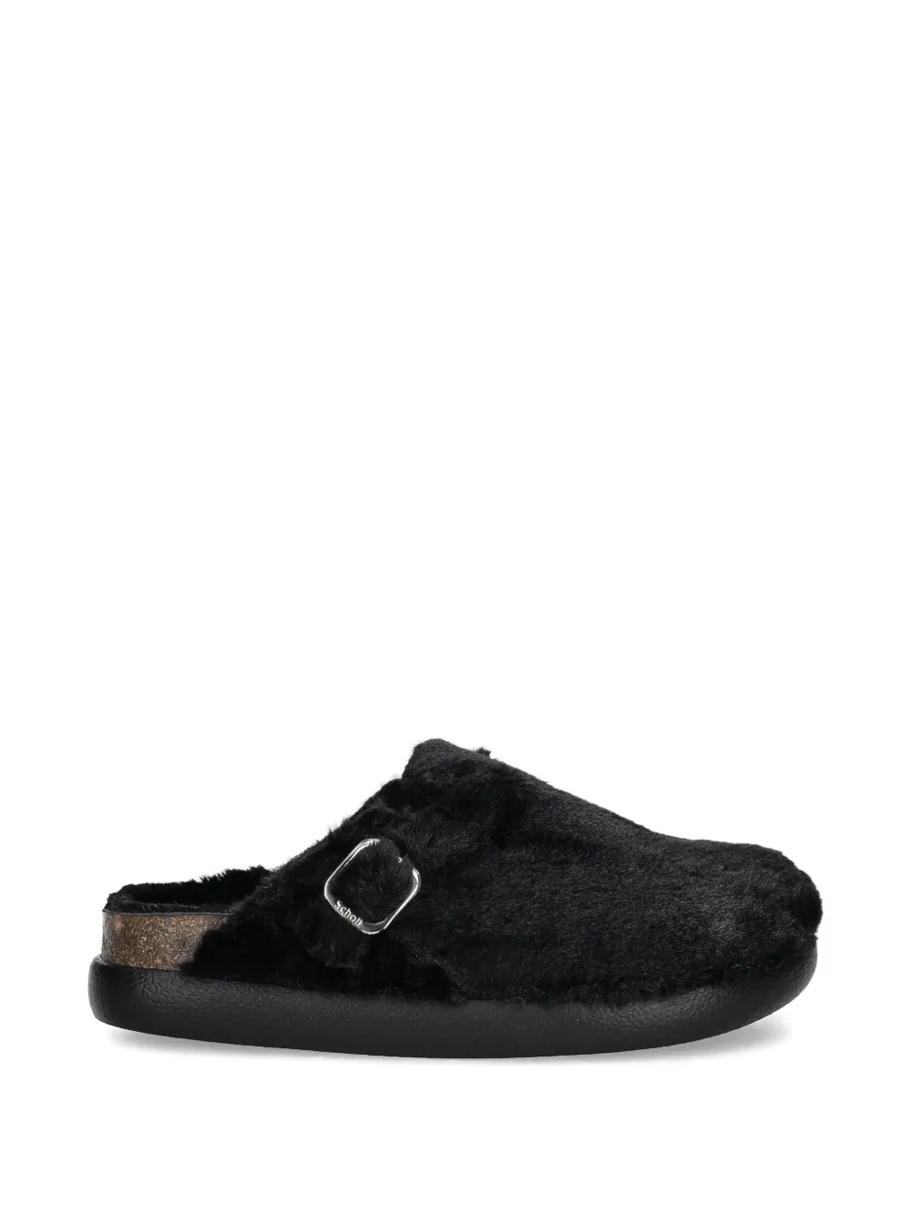 Scholl buckle detail slippers - Nero
