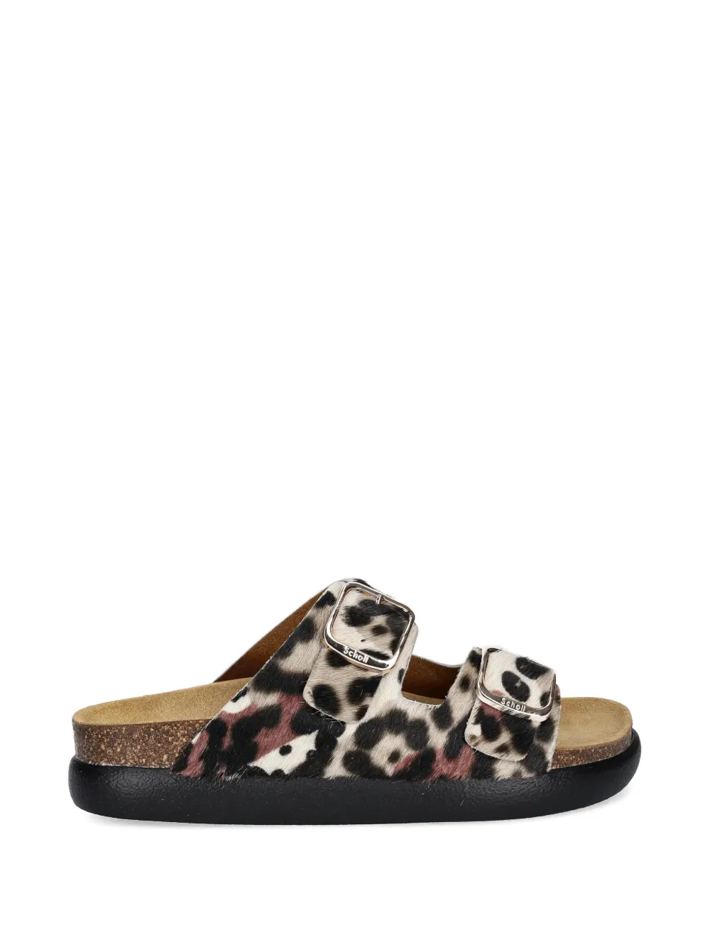 Scholl animal-print buckle mules - Toni neutri