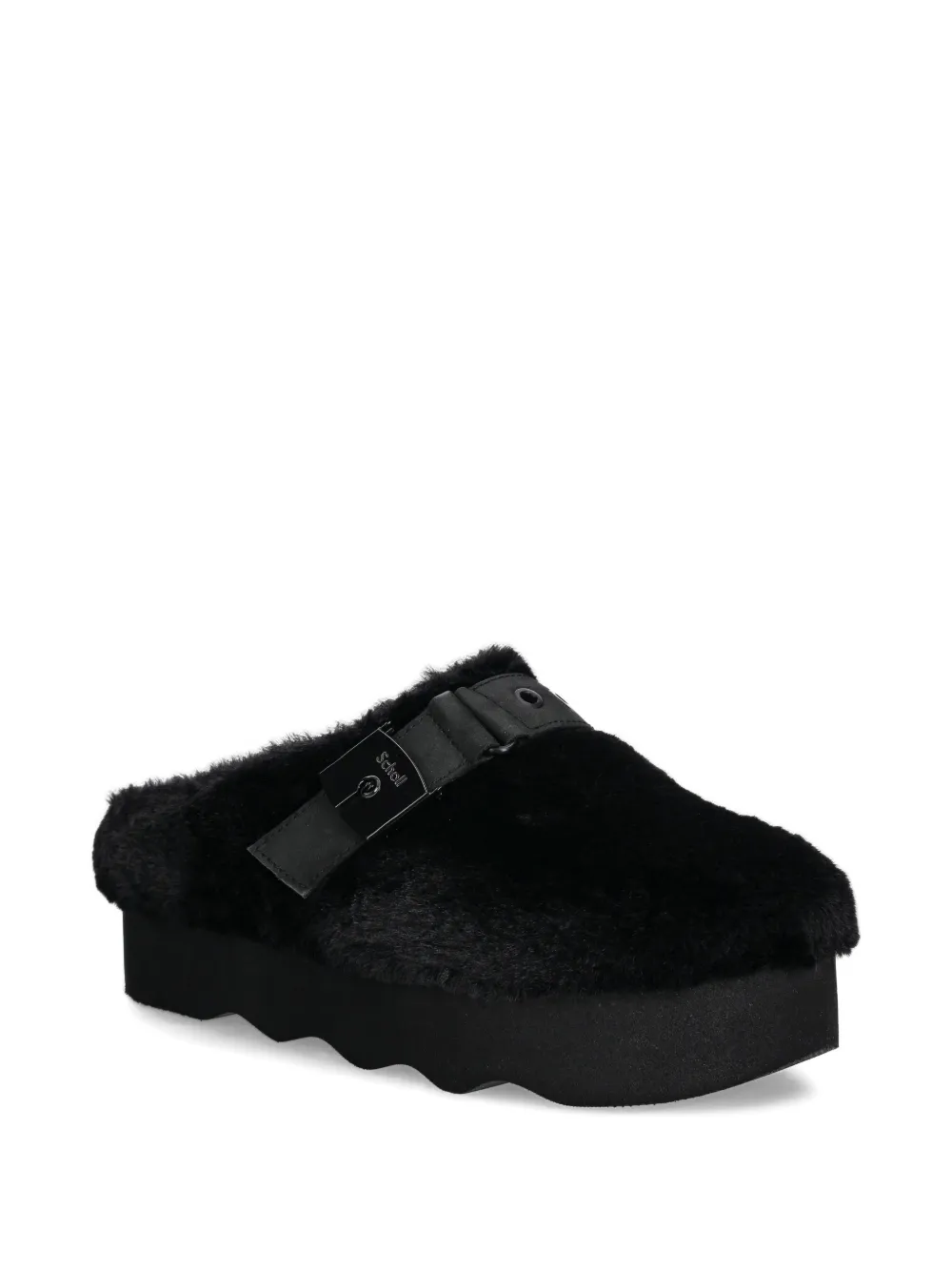 Scholl Greta E muiltjes Zwart