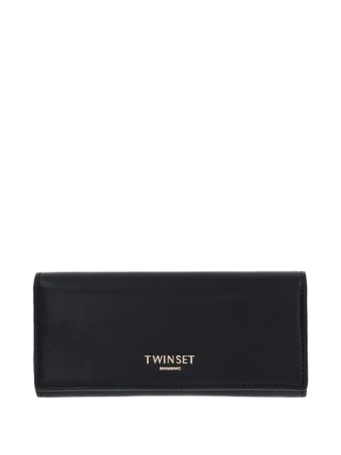 TWINSET logo-lettering wallet