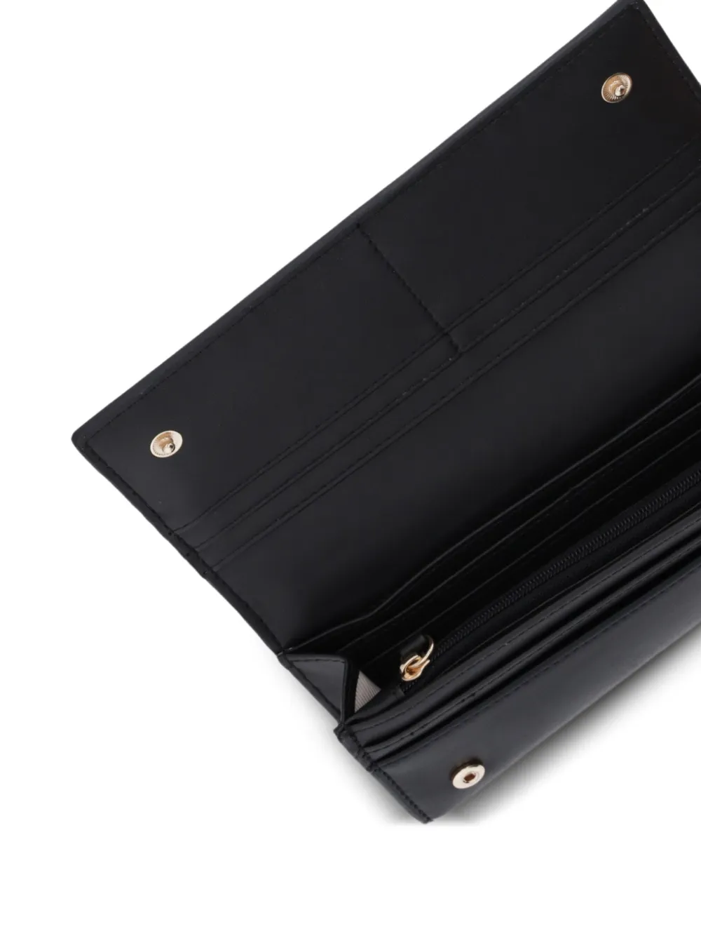 Twinset Logo-lettering Wallet In Black