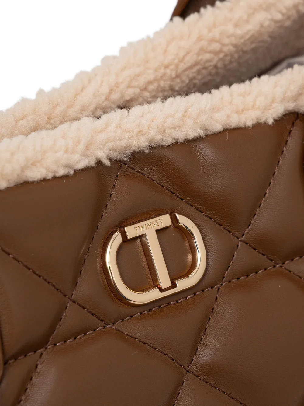 Twinset Voyage Tote Bag In Brown
