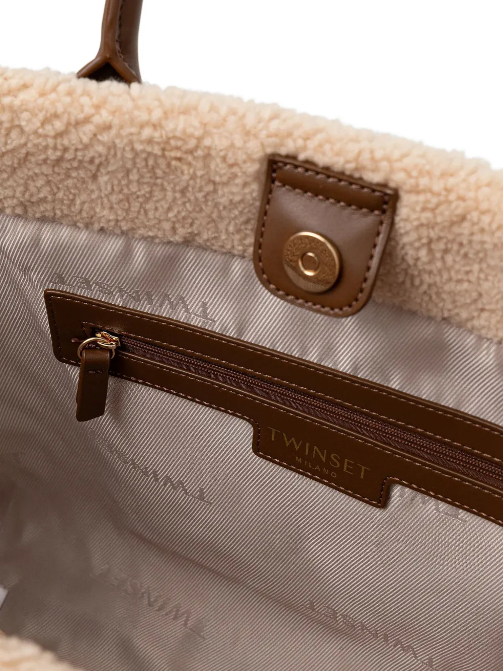 Twinset Voyage Tote Bag In Brown