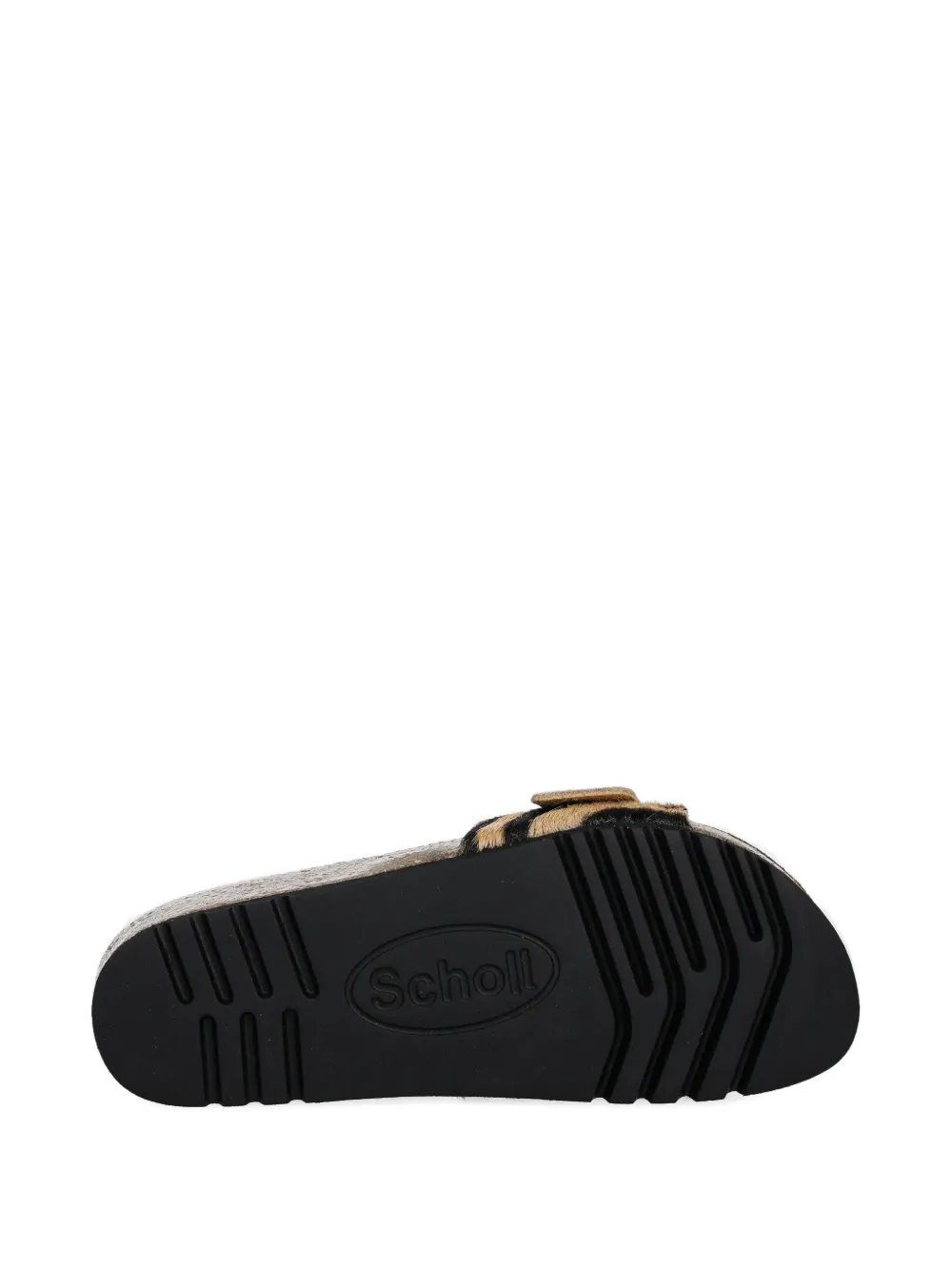 Scholl KATHLEEN slippers met zebraprint Beige