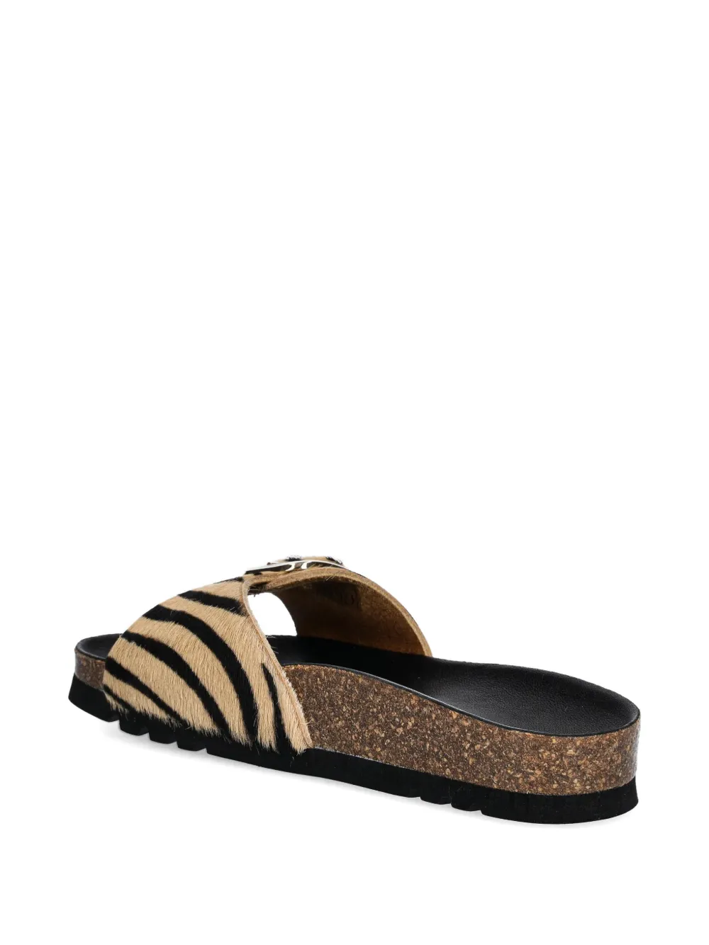 Scholl KATHLEEN slippers met zebraprint Beige