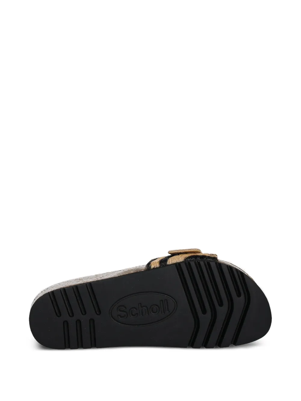KATHLEEN zebra-print slides