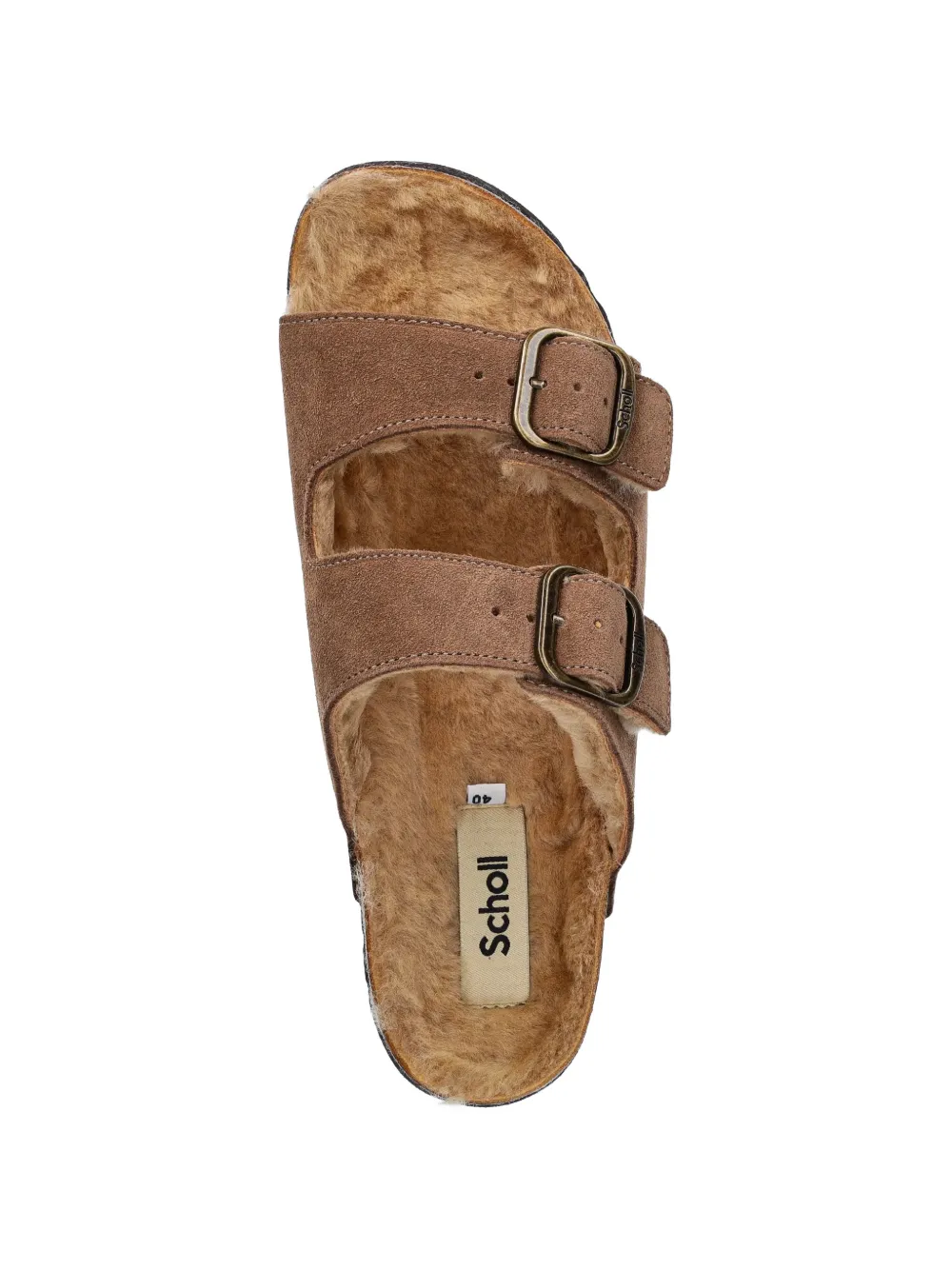 Scholl Josephine sandalen met gesp Bruin