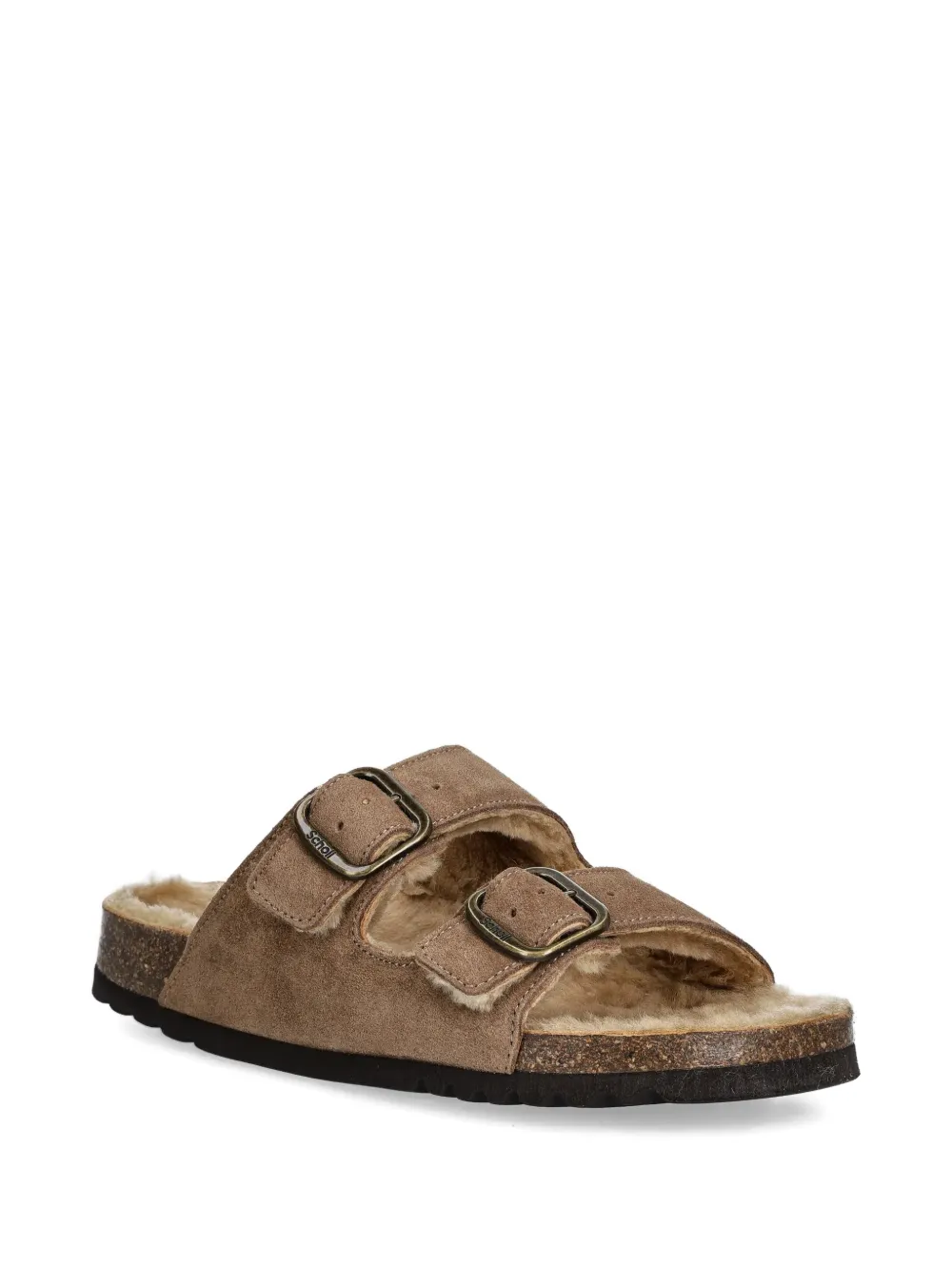 Scholl Josephine sandalen met gesp Bruin