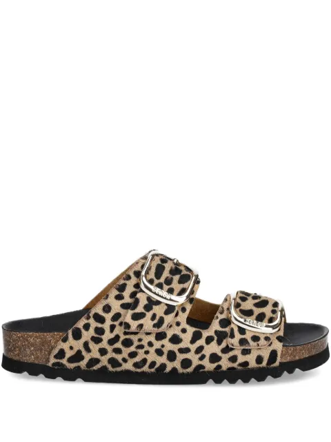Scholl NOELLE leopard-print slides