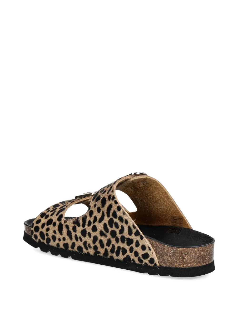 Scholl NOELLE slippers met luipaardprint Beige