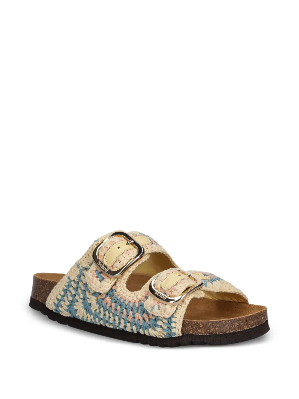 Scholl Noelle Crocheted Sandals - Neutrals 