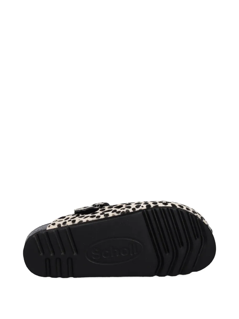 Scholl Fae Dalmatian muiltjes met gesp Beige