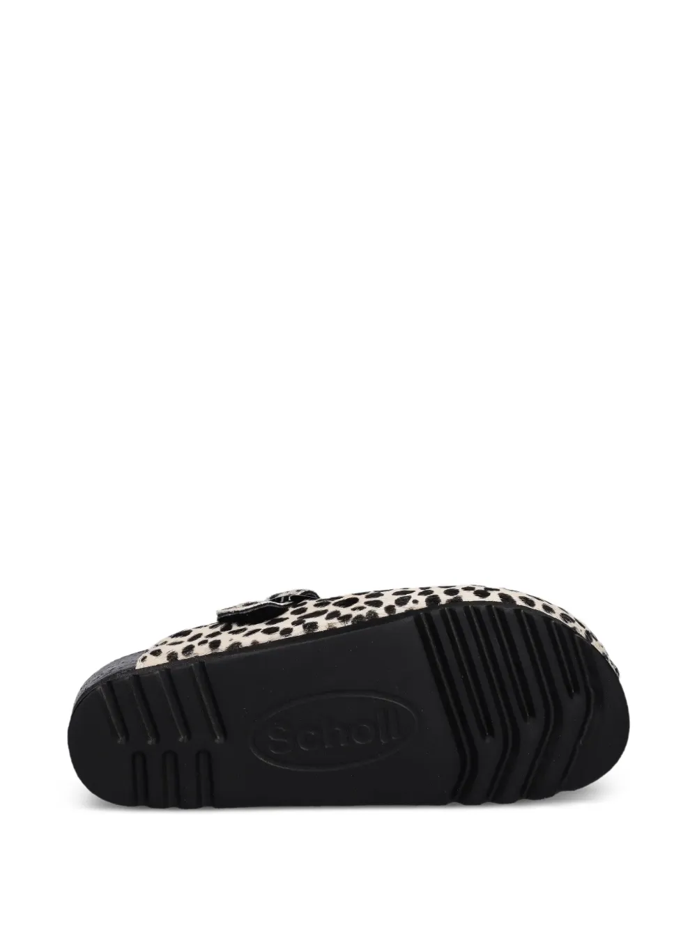 Fae Dalmatian Buckle Mules