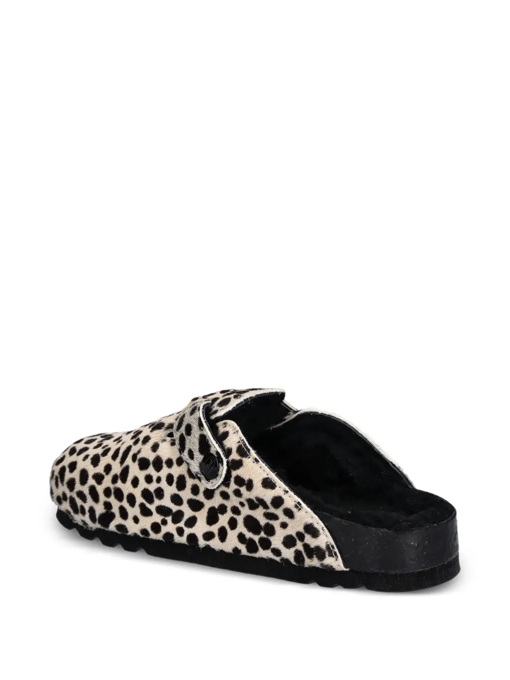 Fae Dalmatian Buckle Mules