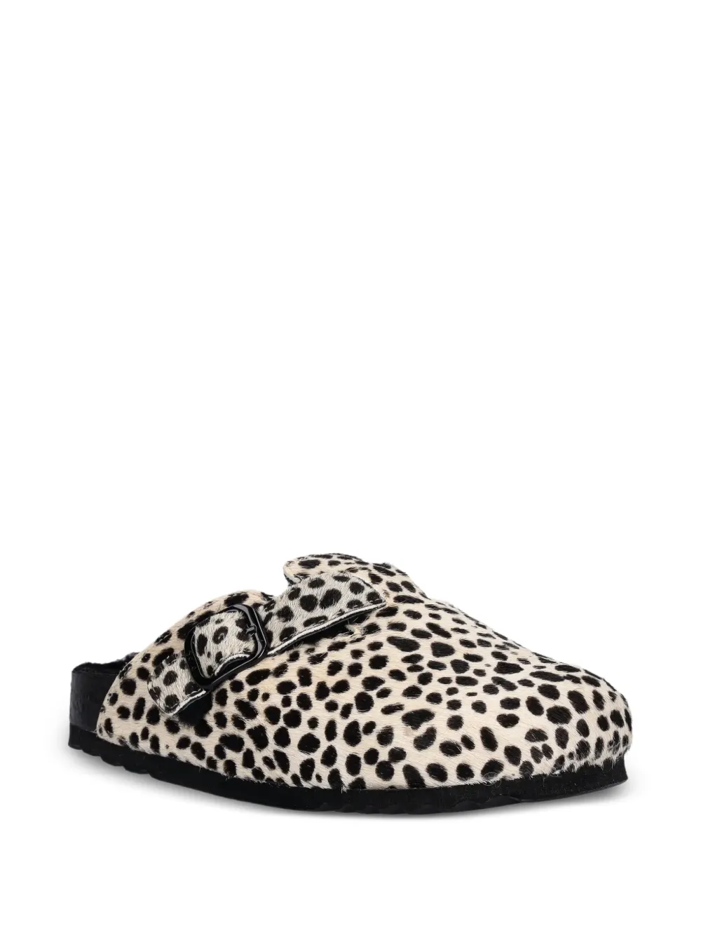 Fae Dalmatian Buckle Mules
