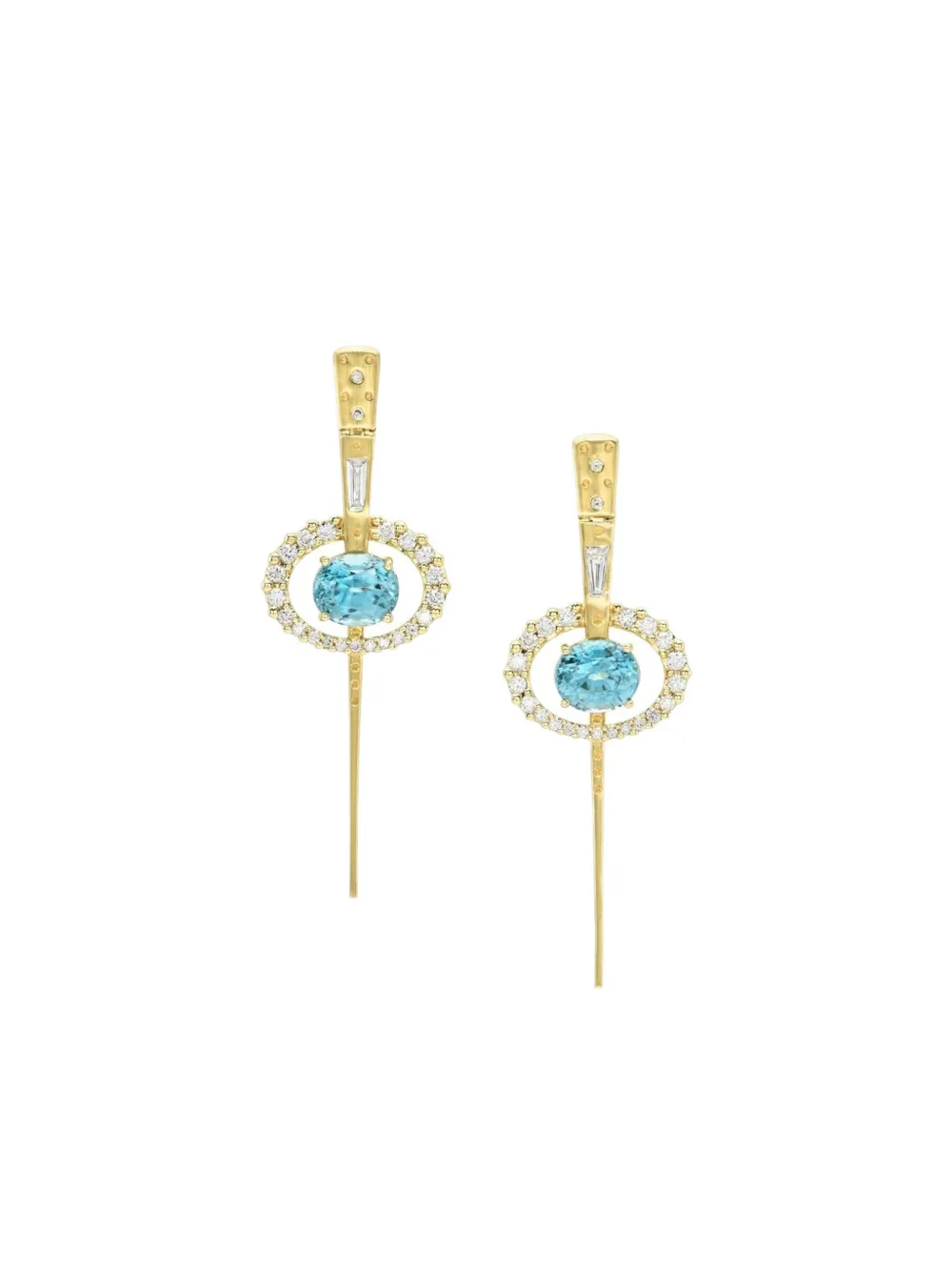 Meredith Young 18k Yellow Gold Diamond Earrings