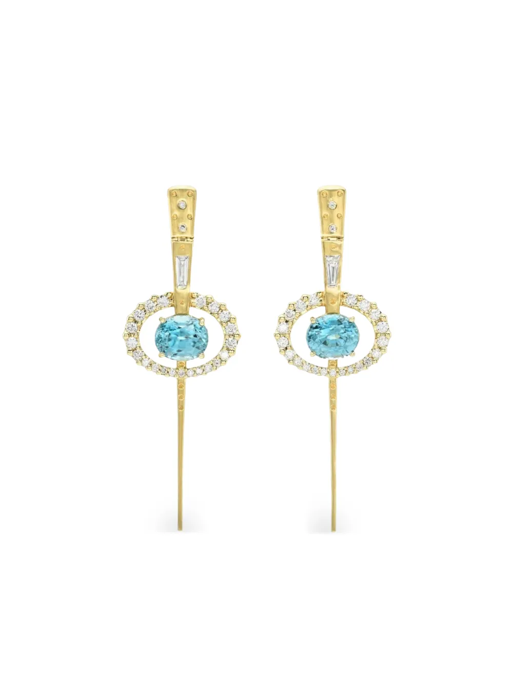 Meredith Young 18K yellow gold diamond earrings - Oro