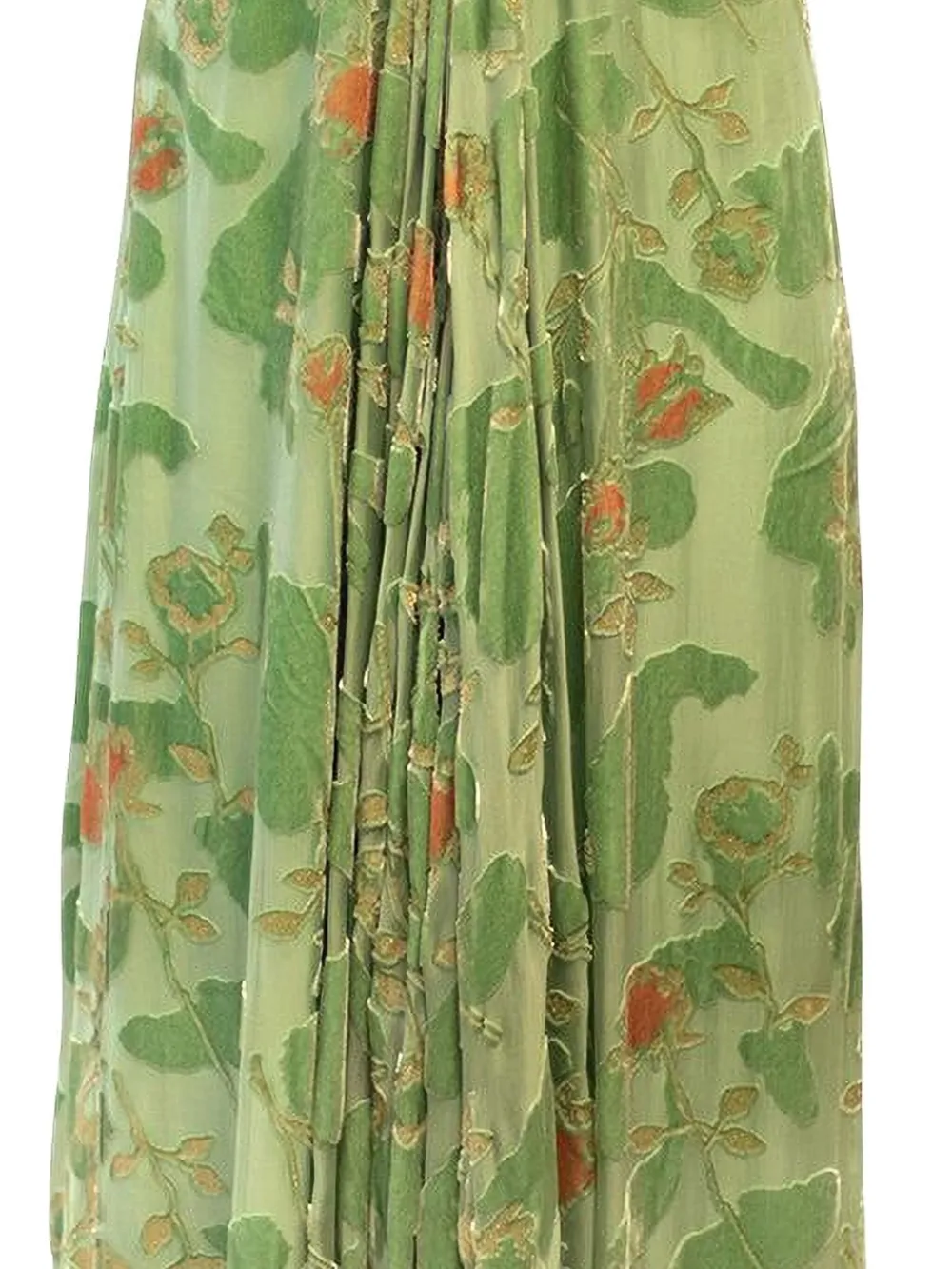 Cult Gaia Renay gesmockte jurk met bloemenprint - Groen