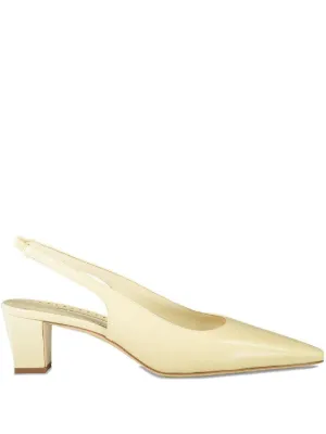 Manolo Blahnik Maylura フラットパンプス | ニュートラル | FARFETCH JP