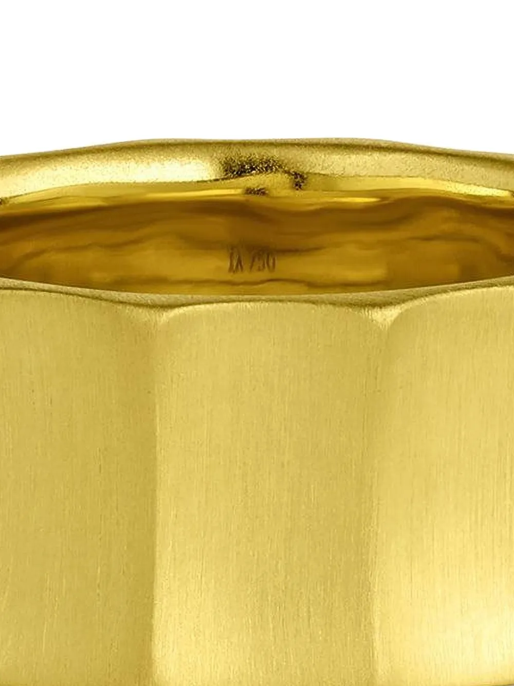 Leigh Maxwell 18k Yellow Gold Horizontal Ring In Gold