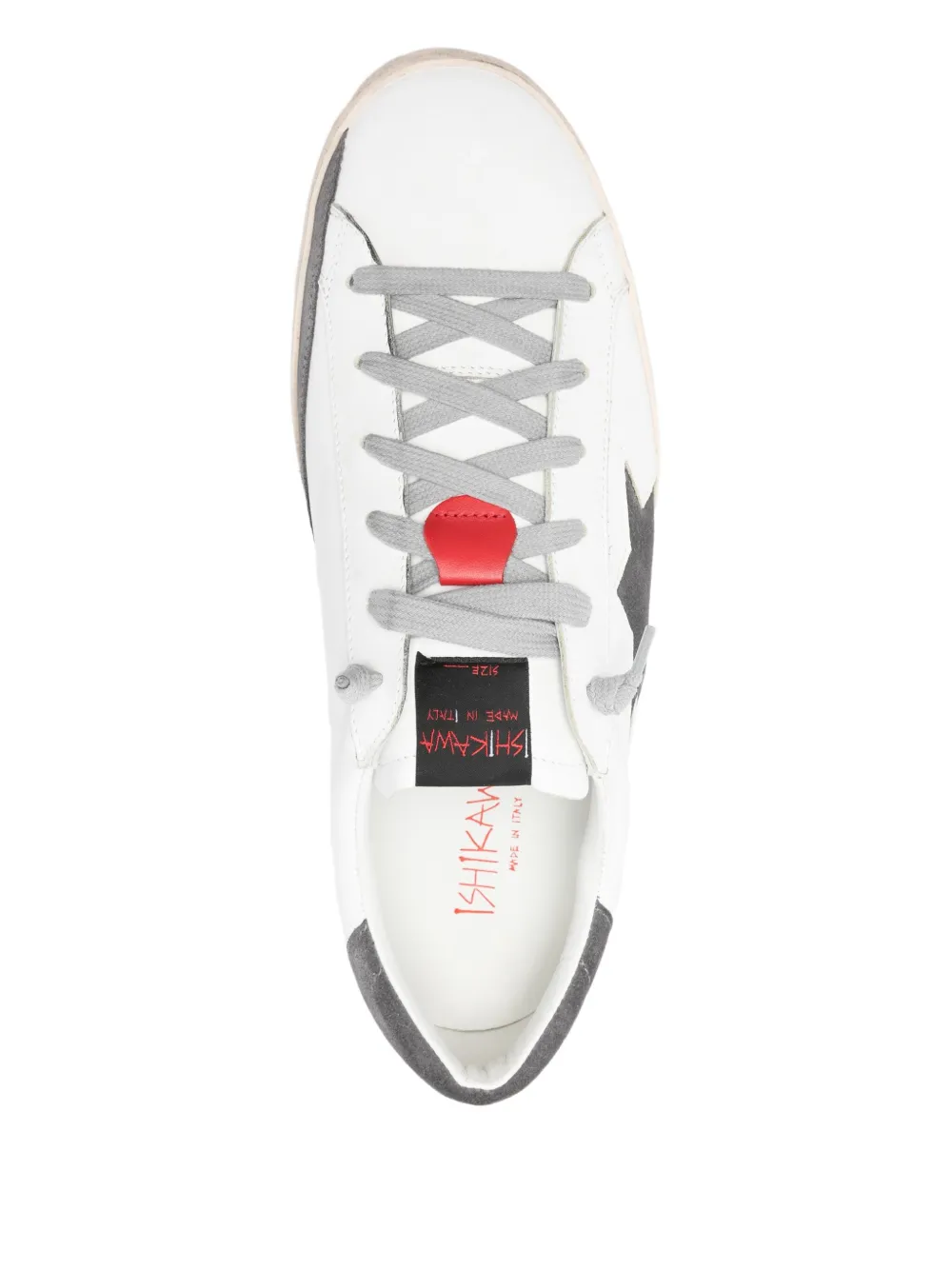 Ishikawa Leren sneakers Wit