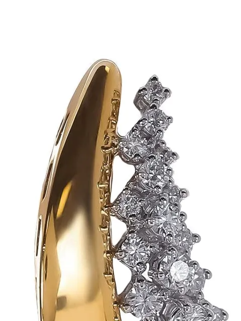 Yeprem 18K yellow gold diamond earrings