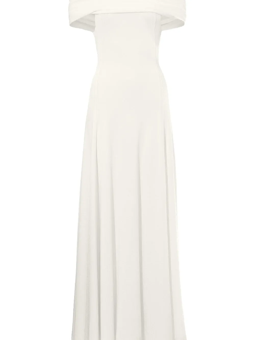 KHAITE Bridgit off-shoulder avondjurk - Beige