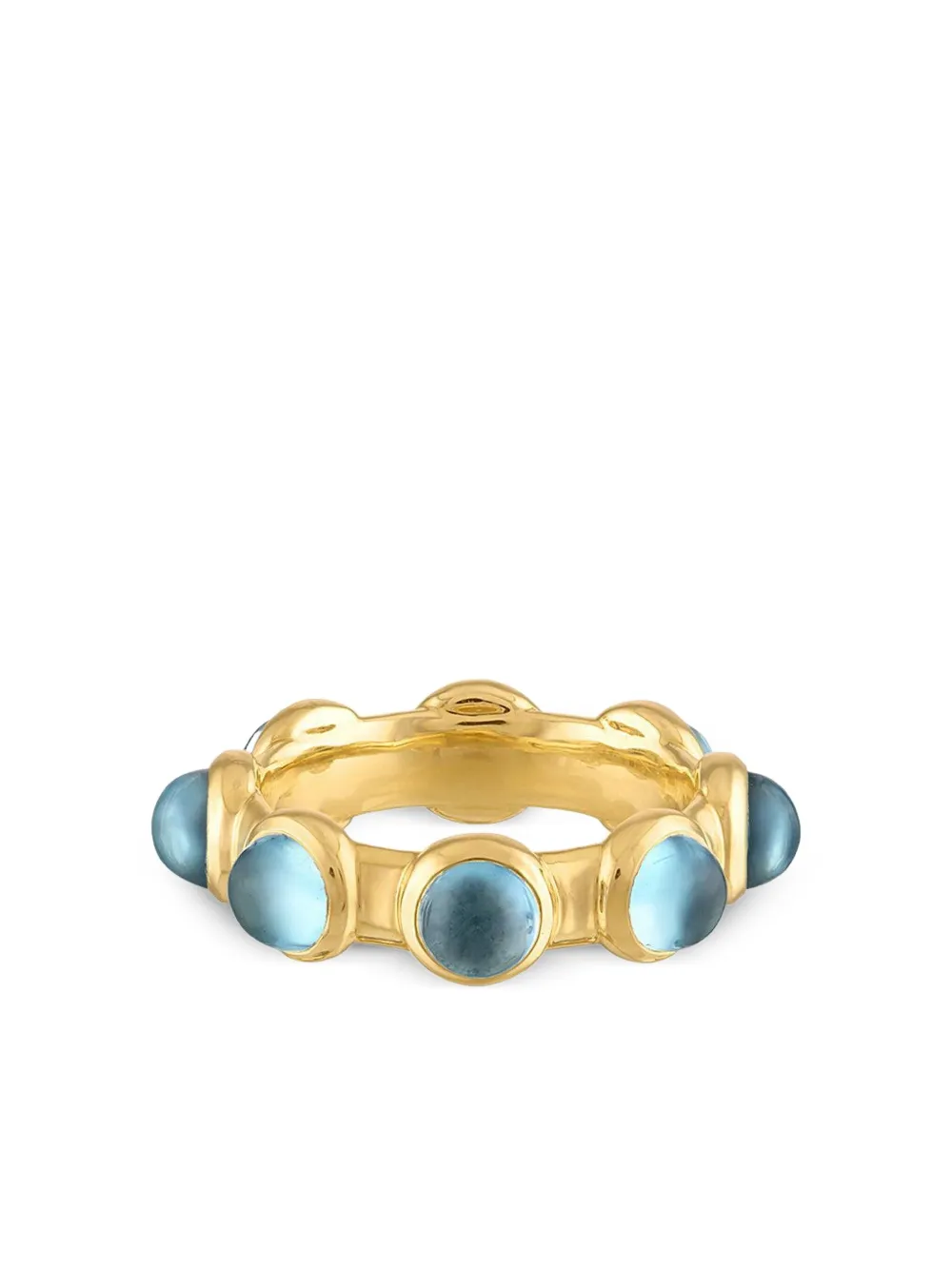 Jade Ruzzo 18k Yellow Gold Vic Topaz Ring In Gold