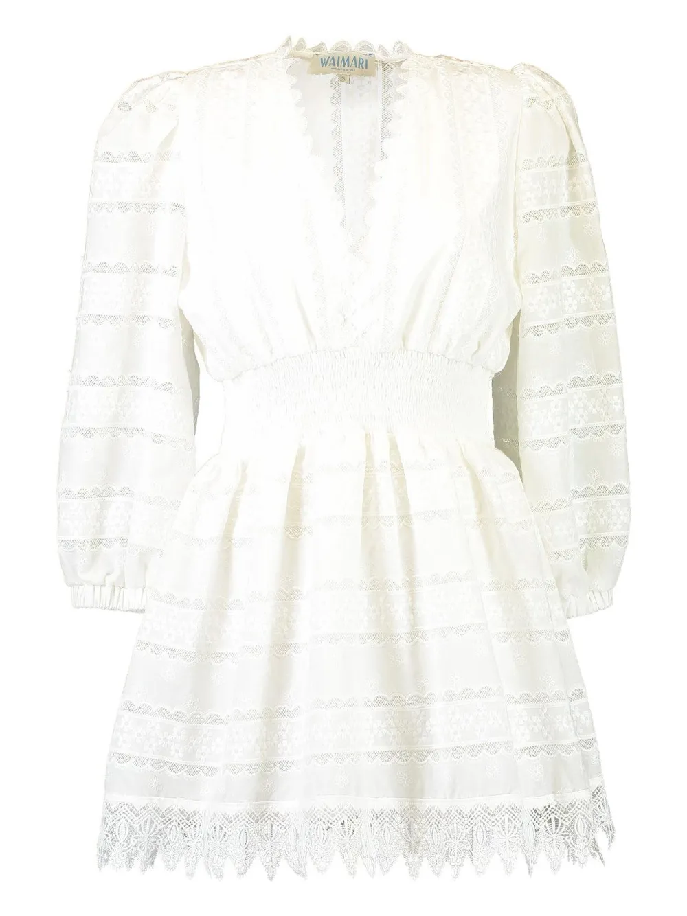 Waimari Mara De Plata Mini Dress In White