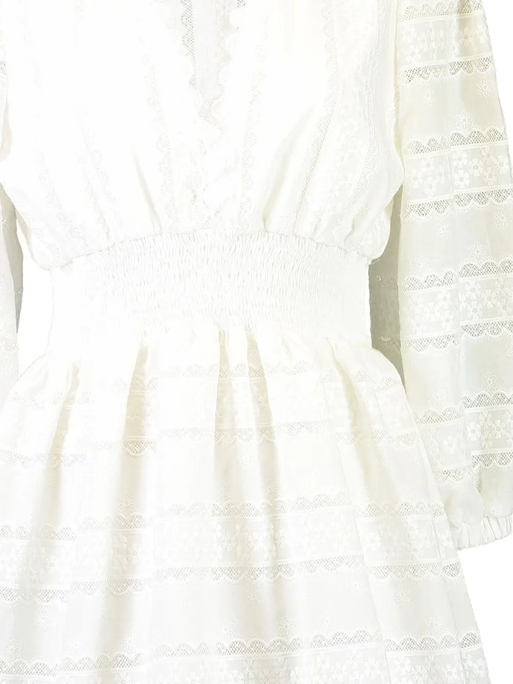 Waimari Mara De Plata mini-jurk - Wit
