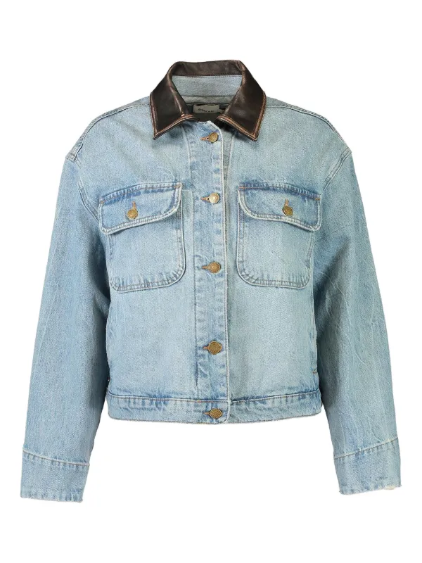 Simkhai Philoh Denim Jacket in Blue