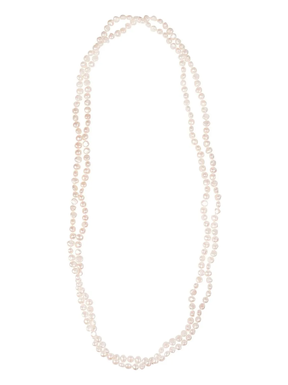 Baggins Collana con perle d'acqua dolce - Bianco