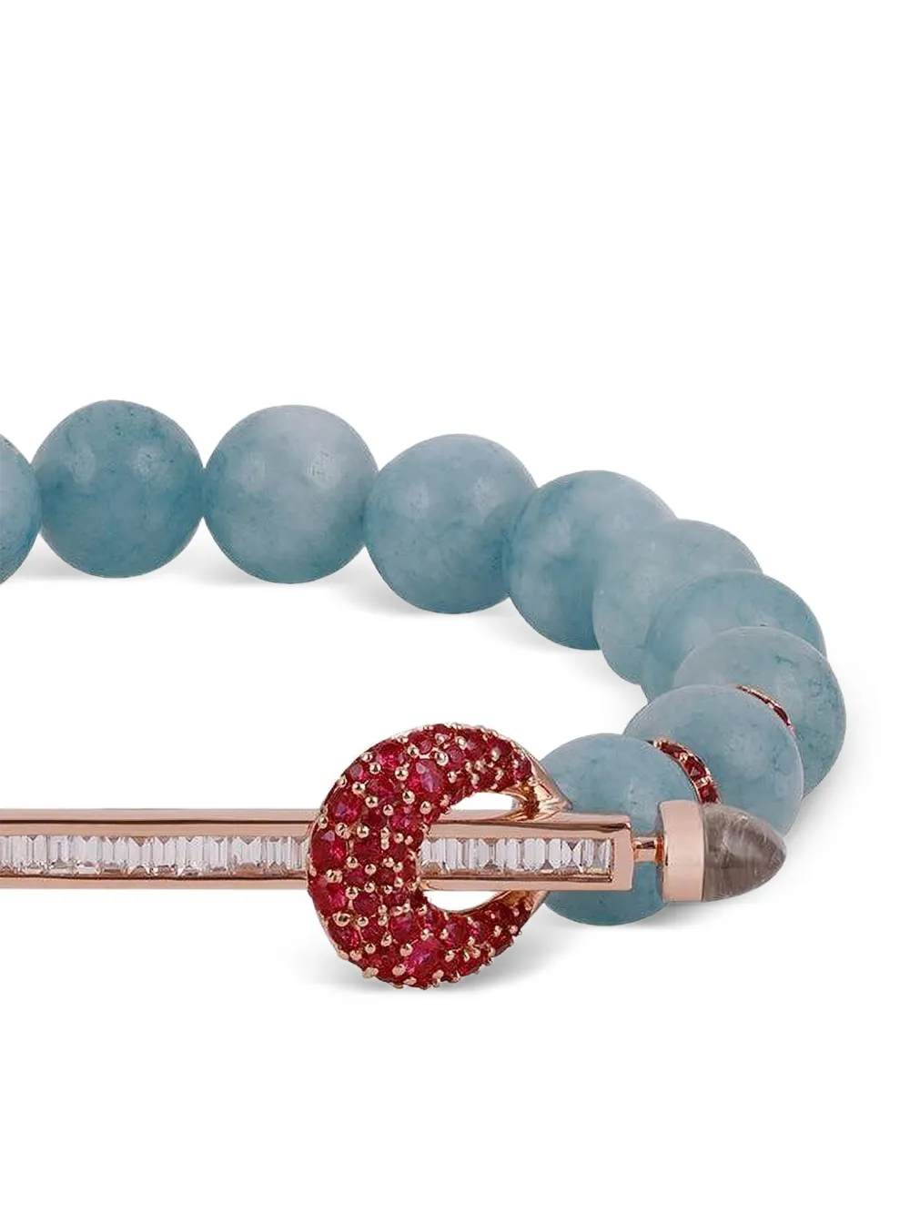 Ananya pulsera en oro rosa de 18kt con gemas | Image 2