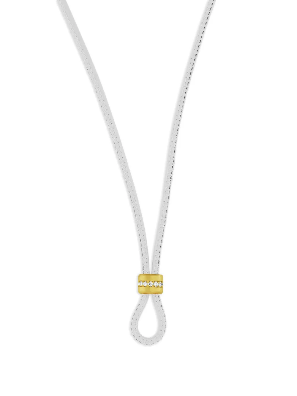 Leigh Maxwell 18k Yellow Gold Amani Necklace In Metallic