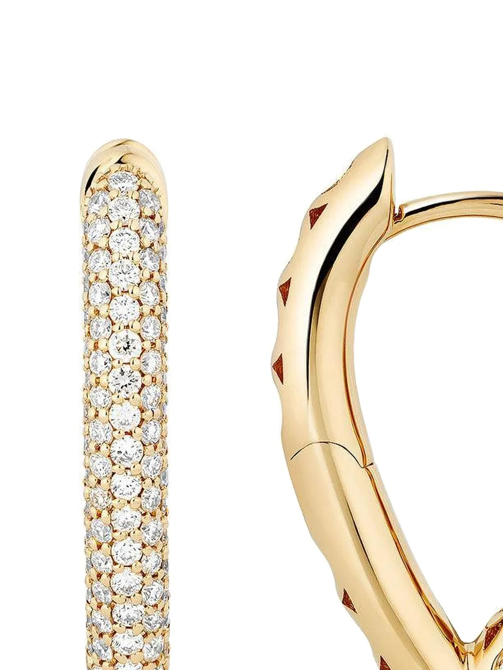  Engelbert 18k Yellow Gold Diamond Earrings 